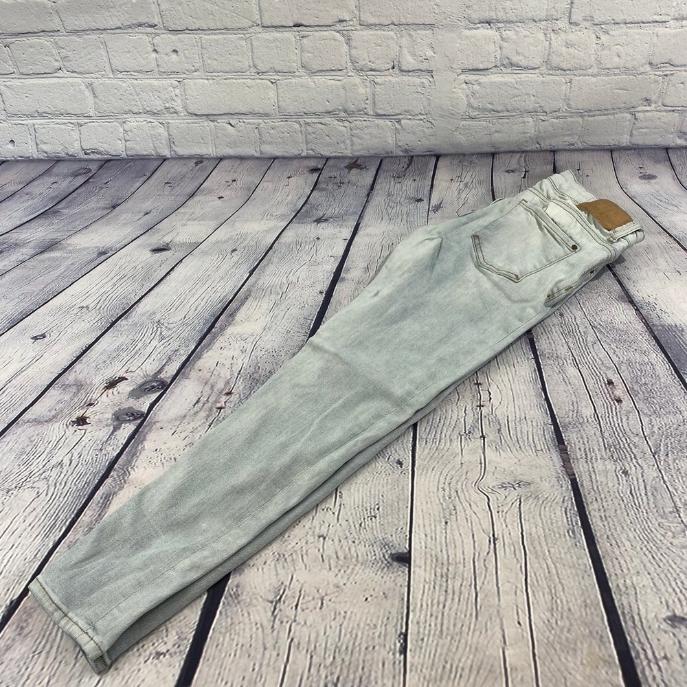 Zara Denim Basic Z1975 Jeans Mid Rise Skinny Blue - Picture 4 of 9
